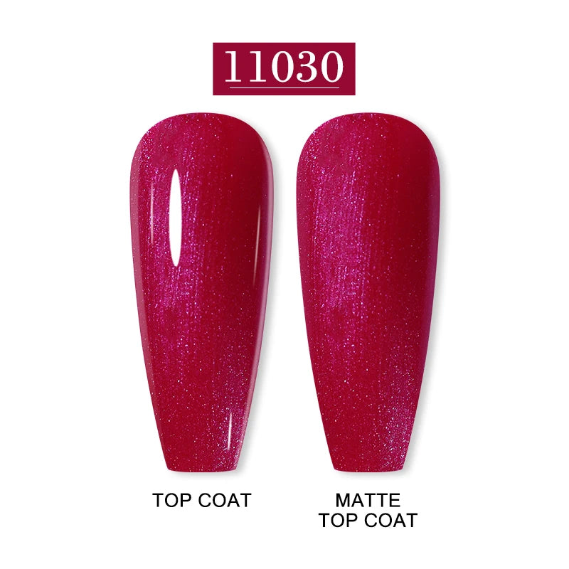 Arte Clavo Nail Art Designs Matte Coat Gel Polish Winter Pink Semi