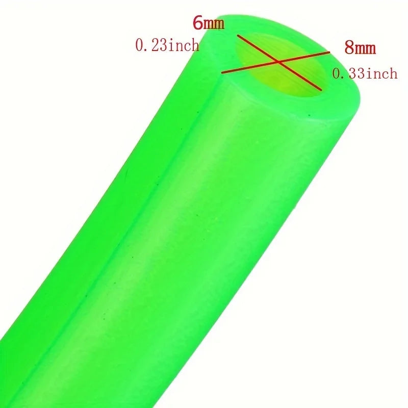 1M Rubber Motorcycle Hose: Petrol Pipeline Fuel Line for ATV, Scooter, and Dirt Bike Qme