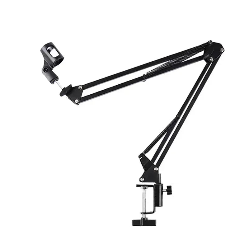 Professional Flexible Desktop Microphone Hanging Adjustable Boom Scissor Arm Stand for Streaming Qme