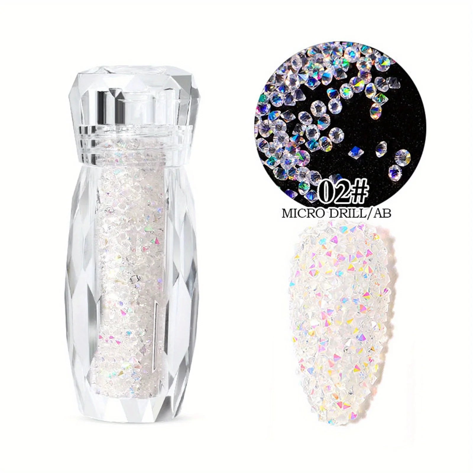 Fairy Micro Crystal Beads 3D Nail Art Accessories DIY Pixie Design Qme 02