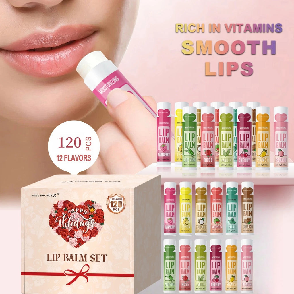 120pcs holiday gift box lipstick set moisturizing moisturizing and shiny Valentine's Day gift, luxury gift for women, and gift f Qme