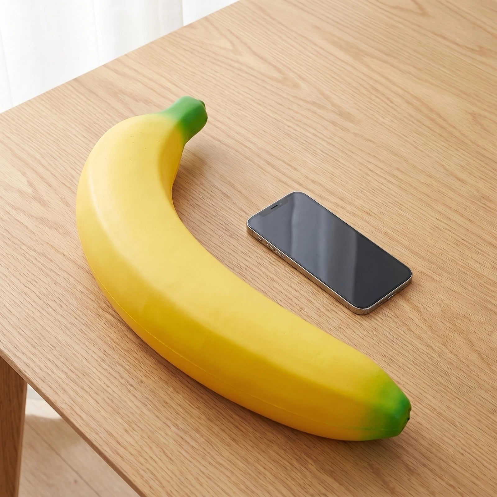 New Extra Large Simulated Banana Squeezable Toy Creative Party DIY Fake Decoration Fun Stress Relieve Fidget Toy Holiday Gift Qme