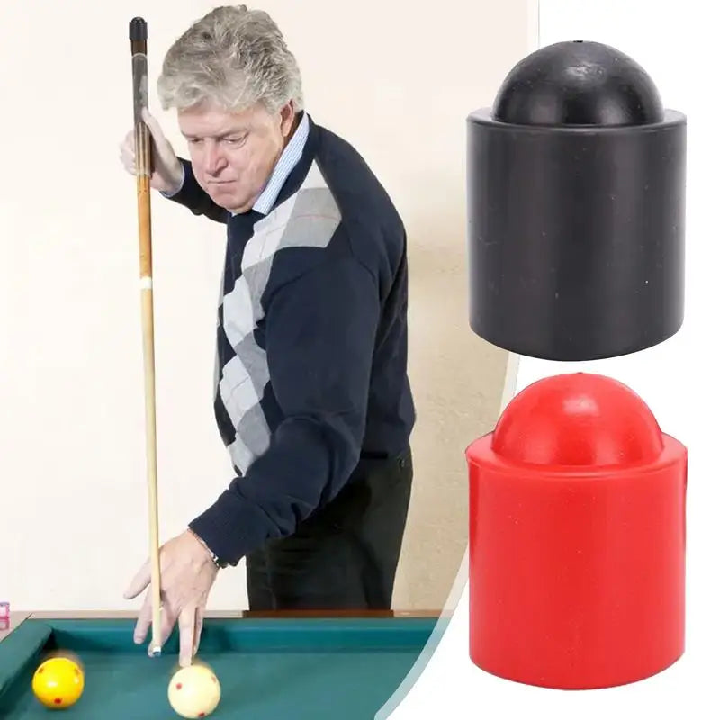Pool Cue Bottom Cover Billiard Stick Tail Rubber Sleeve Great Fit Absorber Tool for Billiard Novice Professions Enthusiasts Qme