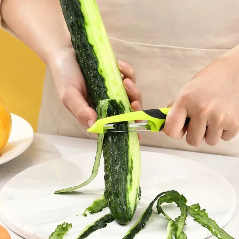 Anti Slip Handle Peeler, Peeler, Magic Tool, Melon, Potato, Fruit, Scraper, Kitchen Vegetable Tool Accessories Qme