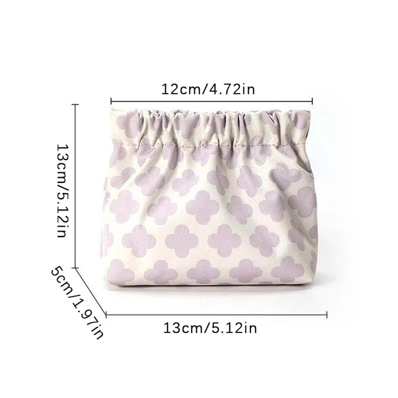 Napkin Towel Cosmetics Cotton Coin Purse Organizer Sanitary Storage Qme D