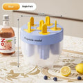 Food Grade Popsicle Mold 6 Cavities Easy Release Homemade Summer Ice Qme Blue