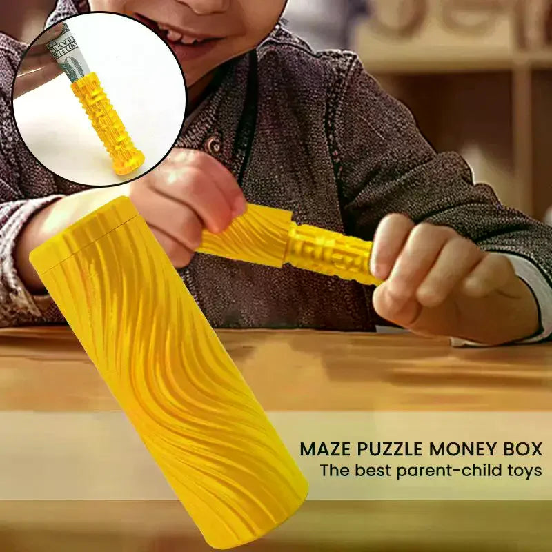 Maze Puzzle Money Box Hidden Cash Maze Personalized Creative Holiday Birthday Cash Gift Piggy Bank Birthday Gift Qme