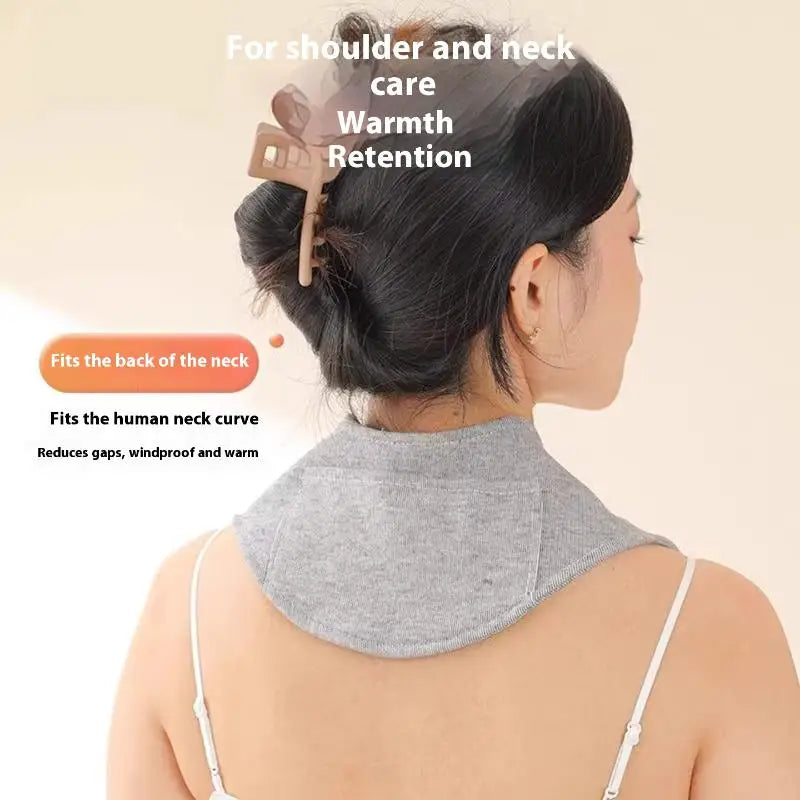 All-season Soft Scarf Warm Breathable Quick-drying Neck Warmer Pocket Qme