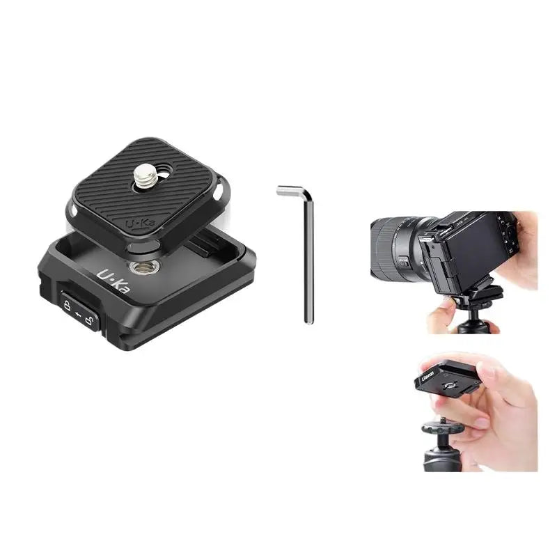 Universal Camera Quick Release Plate Anti-scratch Non-slip Qme