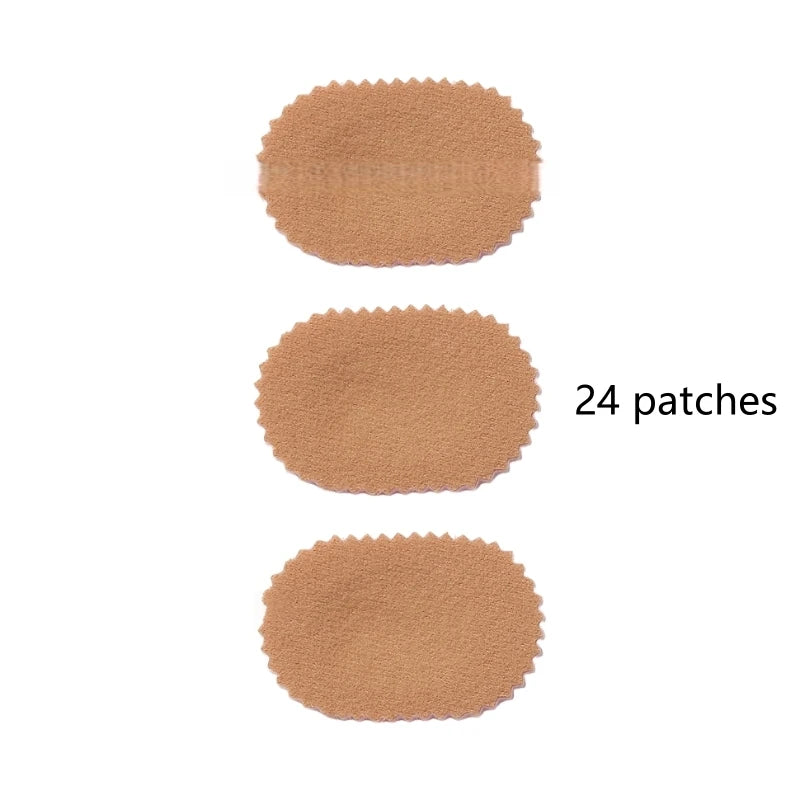 3/6/9/18/24 Corn Patches Latex Flannel Preventing Chafing Round Stickers Remove Feet Calluses Corn Patches Anti-Abrasion Patch Qme 24 patch China Mainland