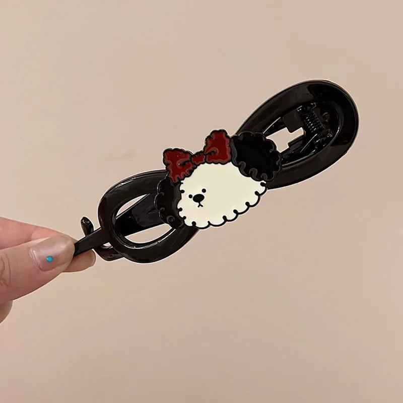 Hello Kitty Cute Cartoon Hair Clips Student Hair Accessories Versatile Hair Clips Hair Clips for Updos and Straight Hair Qme 4