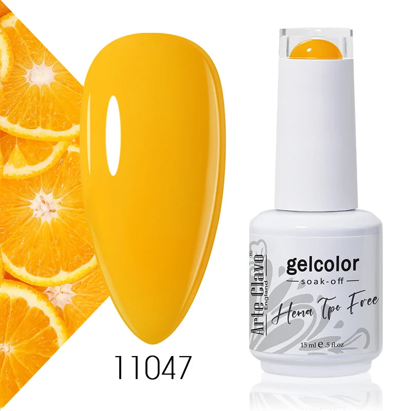 Arte Clavo Colourful Gel Nail Polish Art Varnishes Macaron Semi Qme