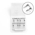 Arterial Vascular Clamping Clipper Blocking Clip Hemostasis Stainless Qme 8pcs S