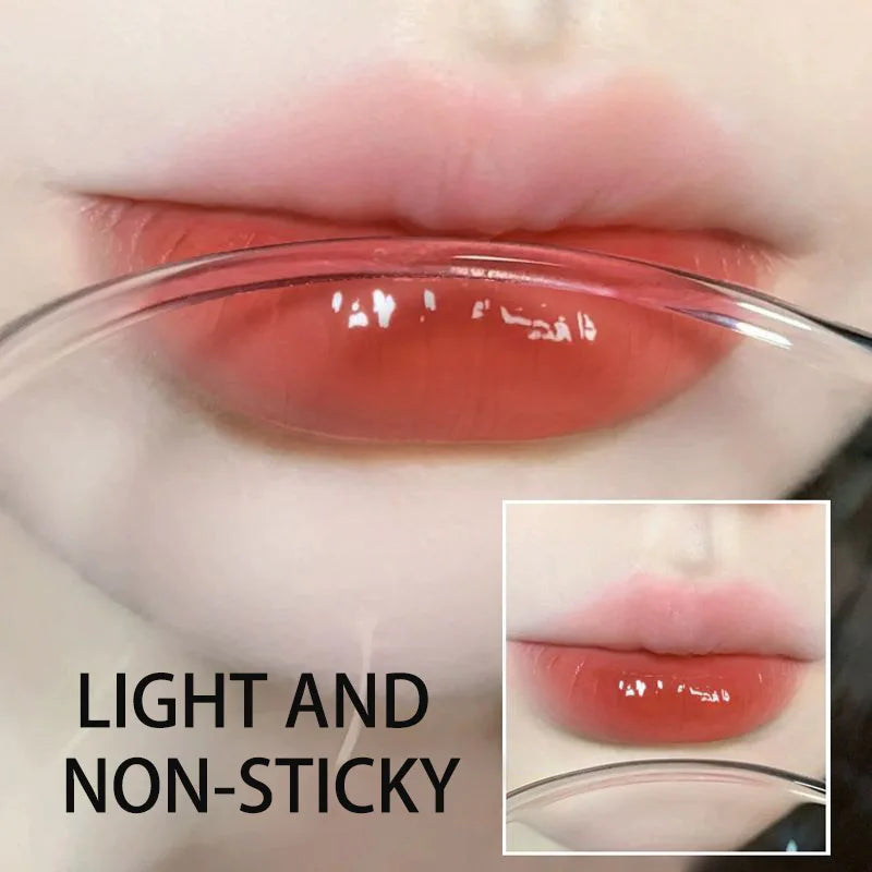 Water Glossy Lip Gloss - Hydrating Lip Glaze, Long-Lasting Shine, Moisturizing Liquid Lipstick, Not Easy To Fade, Lightweight Qme
