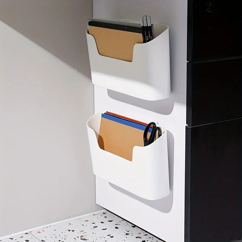 1pc Sink Organizer And Storage, Punc-free Wall-mounted Storage Holder, Wall Organizer, Adhesive Door Mount, Qme