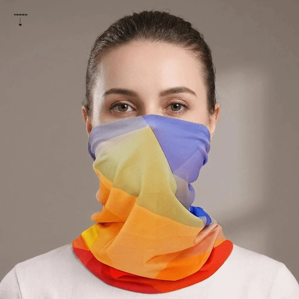 Sunscreen Windproof Scarf Dustproof Sun Protection Ice Silk Sunscreen Mask Breathable Sweat Absorption Fishing Mask Fishing Qme