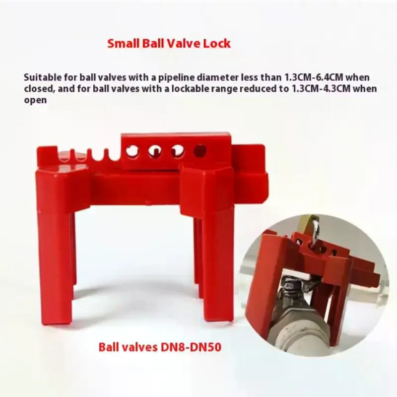 DN8-DN50 Adjustable Ball Valve Lockout Prinzing Tap Water Pipeline Qme