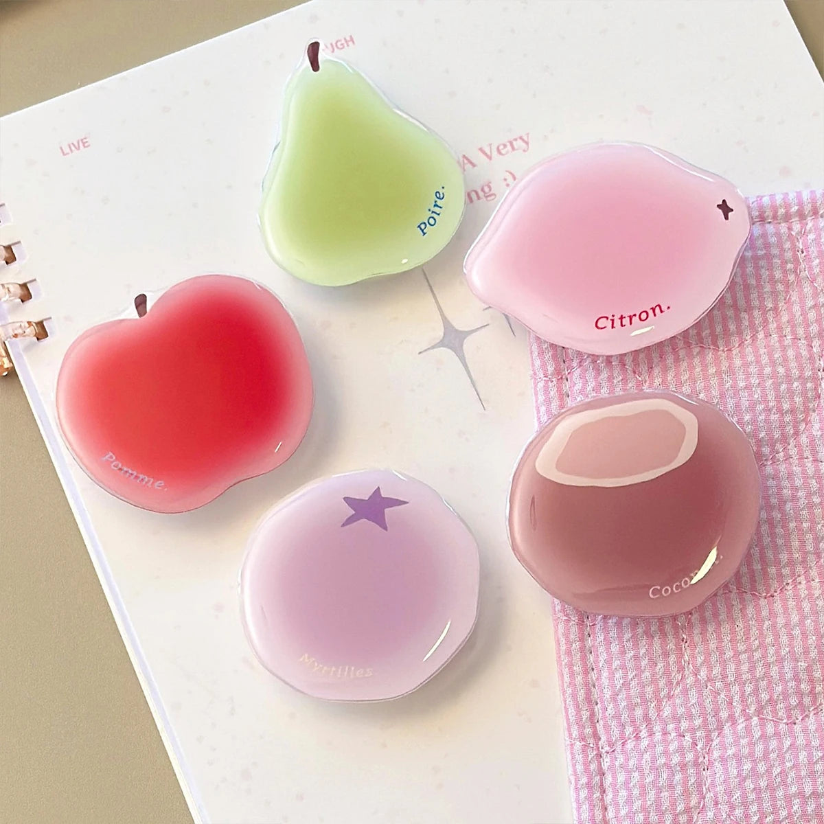 Small Fresh Fruit Freeze Phone Stand Stretchable Multi Functional Qme