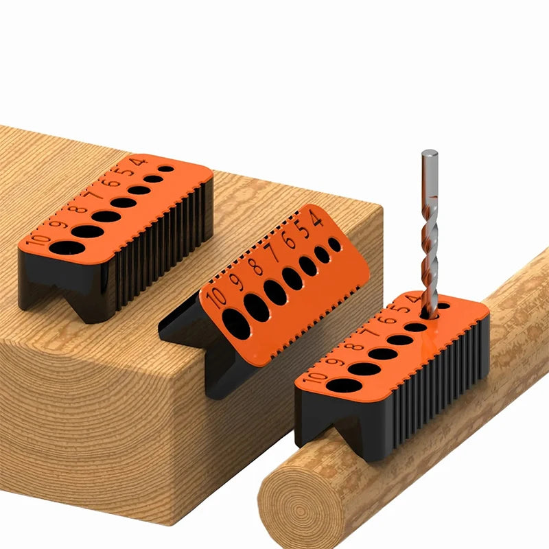 Hot 1Pc Multifunctional Precision Accessory Drill Guide For 4/5/6/7/8/9/10mm Holes Drill Bit DIY Drill Jig Block Joints Tool. Qme