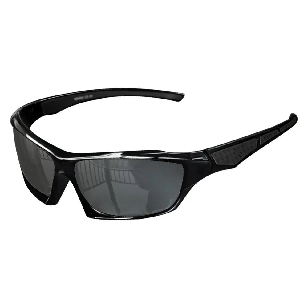 Polarized Sunglasses Men UV Protection Men's Sunglasses Polarized Comfortable Fashion Shades Outdoor Sport Eyewear for Driving Qme Black