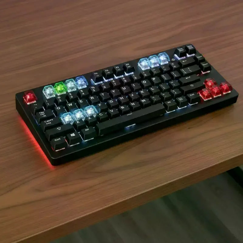 Crystal XDA Keycap Gamer Mechanical Keyboard Transparent Clear Key Qme