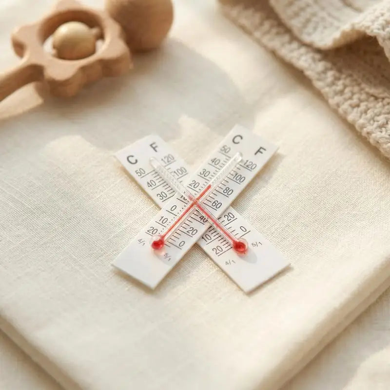 5cmX1 Miniature Paper Cardboard Thermometer Indoor 20-50 Celsius Qme