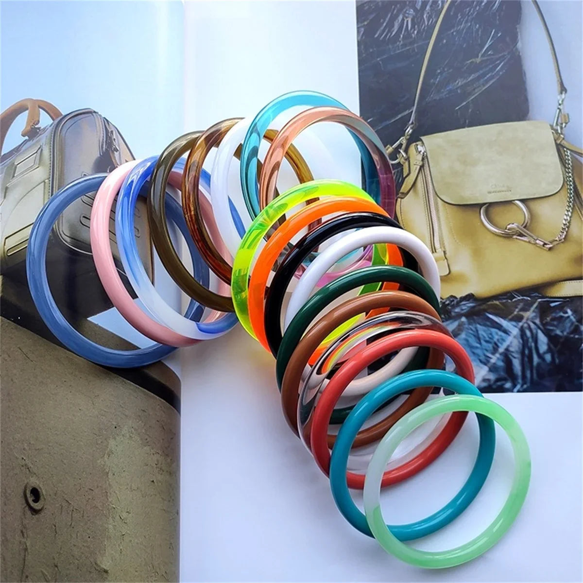 Fashion Y2k Thin Bracelet Bangle Bracelets Women Cute Ins Hip Hop Bangle Vintage Jewelry Vintage Bangles Bracelet for Women Qme