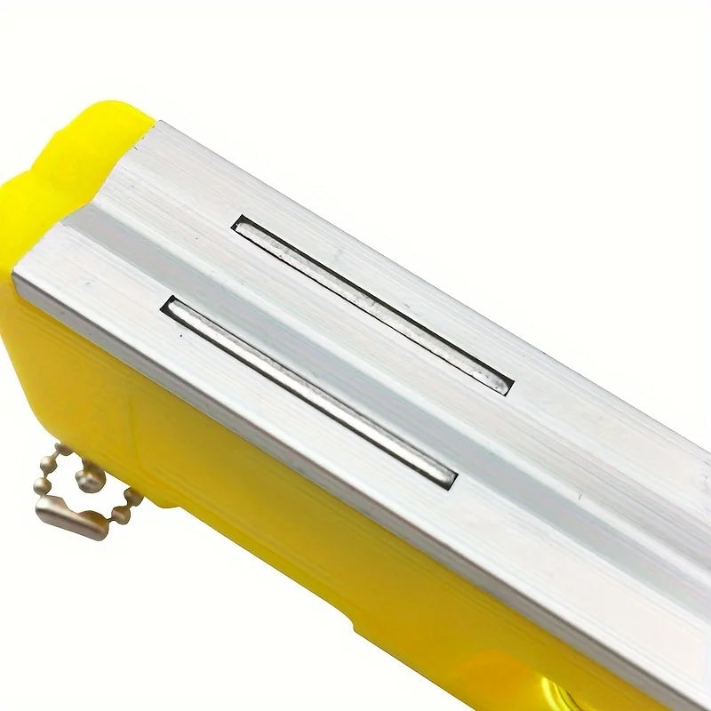 Mini Portable Magnetic Level Gauge Hanging Chain Torpedo Level Ruler With Level Bubble Level Measuring Balance Ruler Qme