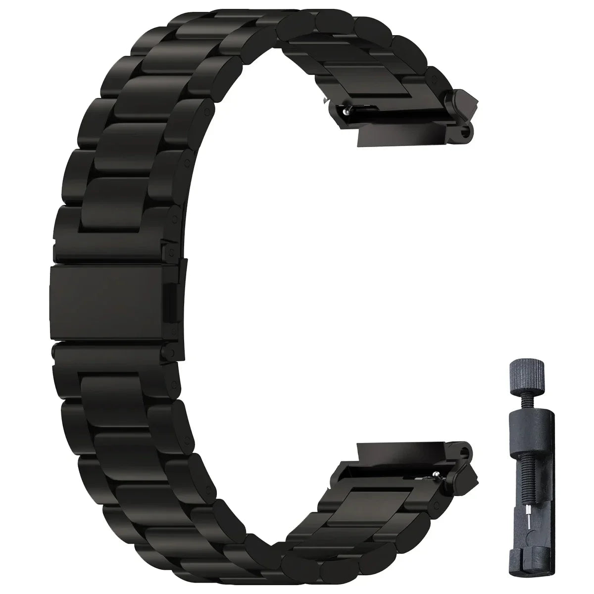 Stainless Steel Band for Amazfit T-rex 2 3 Ultra Watch Strap Metal for Amazfit Trex Pro T Rex Tyrannosaurus Smartwatch Bracelet Qme Black T-Rex 3