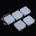 9V Battery Holder Transparent Plastic Storage Boxes Durable Cell Qme A2