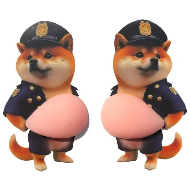 3D Cute Kawaii Dog Belly Sticker Silicone Soft Kitten Orange Outfit Qme D