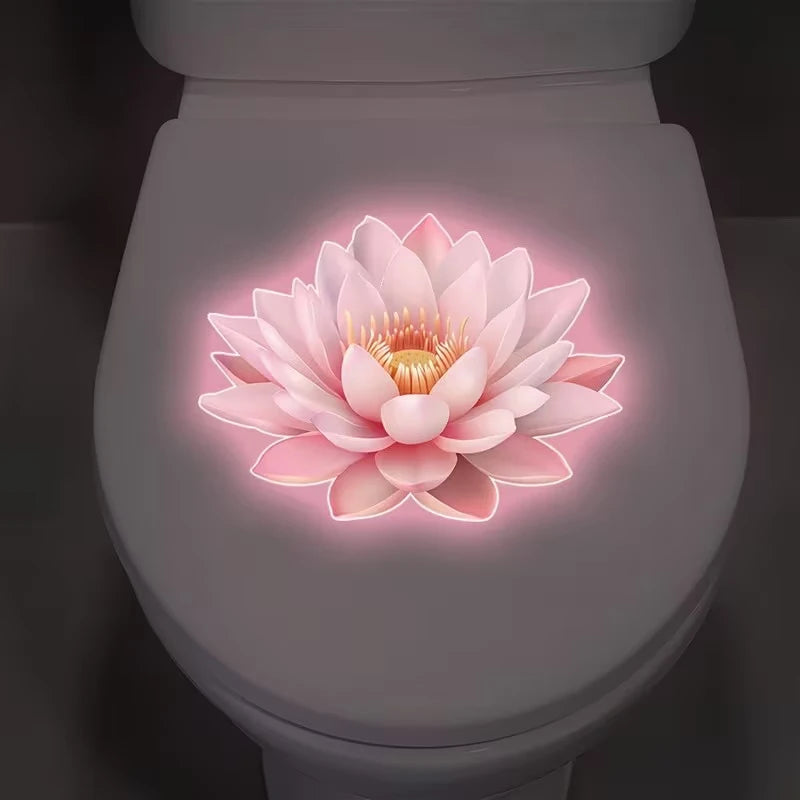 Bathroom Decal Lotus Mandala Wall Sticker Home Decor Stickers Qme
