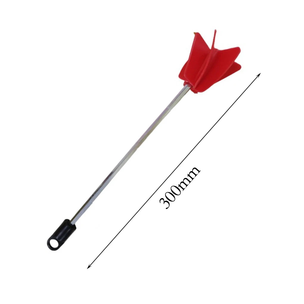1 Pcs 300mm Paint Mixer Bit Epoxy Resin Pigment Mixing Paddle Stirrer Spiral Blade Stirring Rod 1/4in Shank Qme