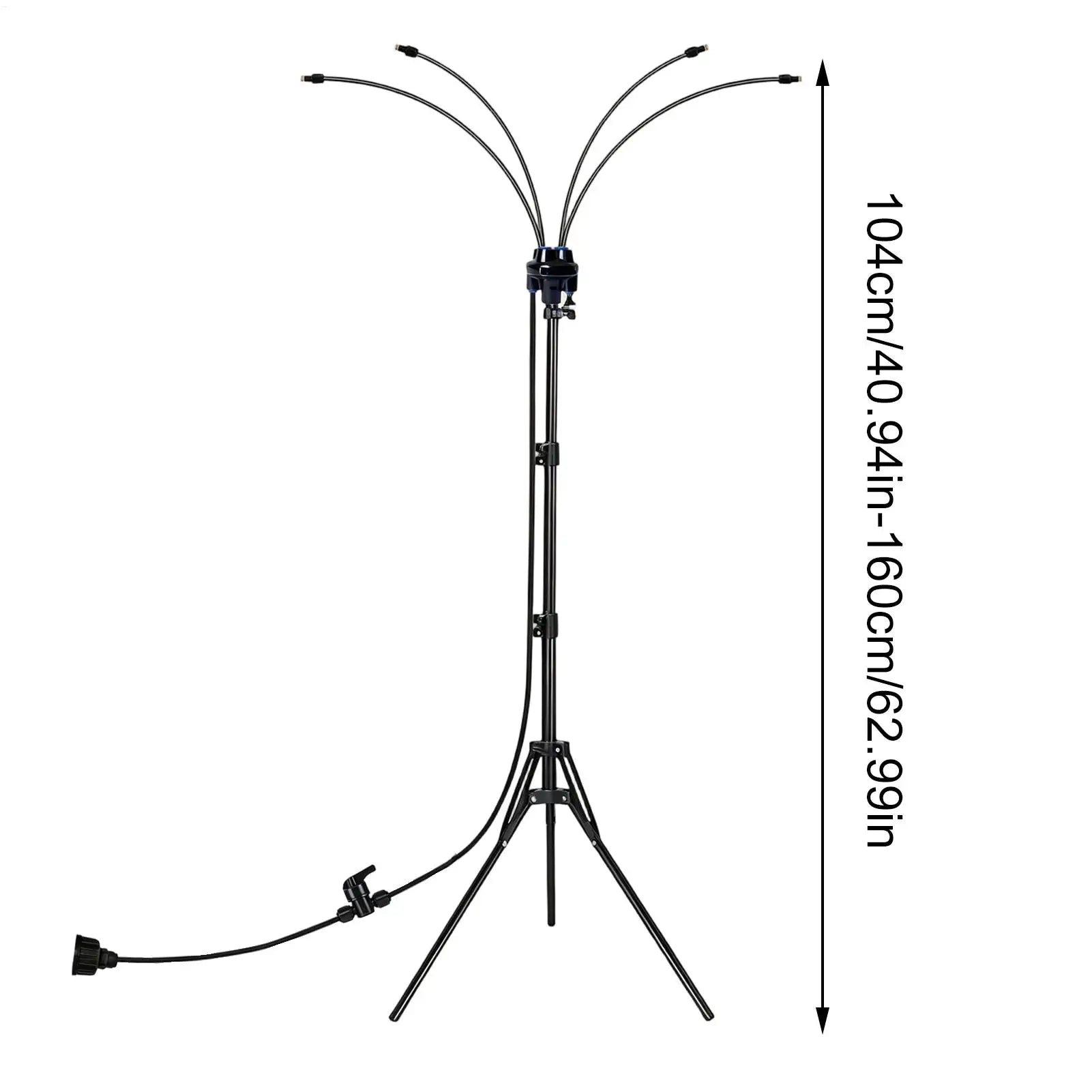Standing Mister Portable Standing Adjustable Height Sprinkler Patio Misting System for Backyard Yard Garden Park Summer Spring Qme