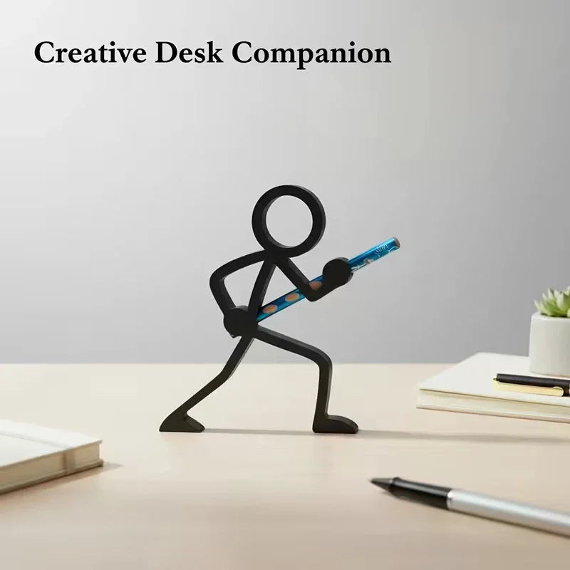 3D Printed Stick Figure Pencil Holders Pen Racks Desktop Ornaments Qme