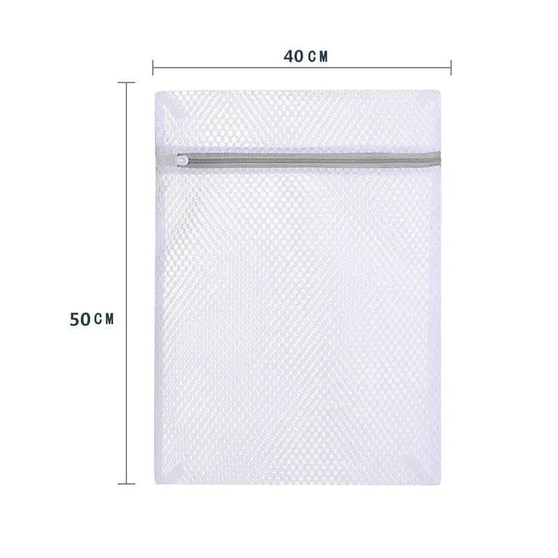5Pcs Mesh Laundry Bags Durable Honeycomb Mesh Laundry Organizer Bags Reusable Washing Machines Bag Qme 50X40cm