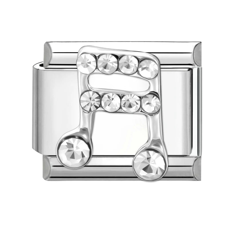 Bright Zircon Multielement Stars Shell Butterflyitalian Charm Links
