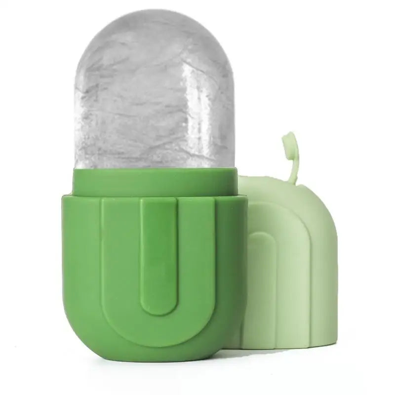 Facial Cold Compress Ice Roller Silicone Cooling Firming Tool Face Qme Green