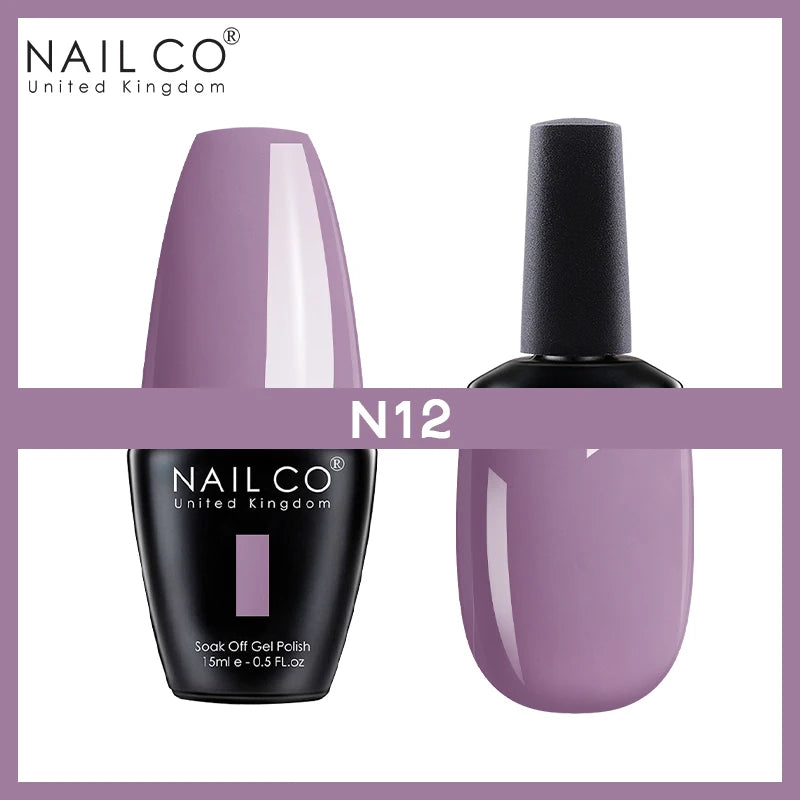 NAILCO Nude Nails Gel Nail Polish UV LED Semi-permant Varnish Hybrid