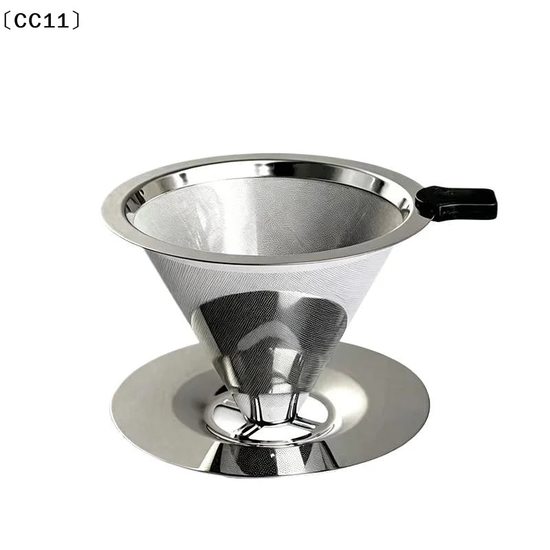 Stainless Steel Pour Over Coffee Filter Ultra Fine Mesh Food Grade Qme