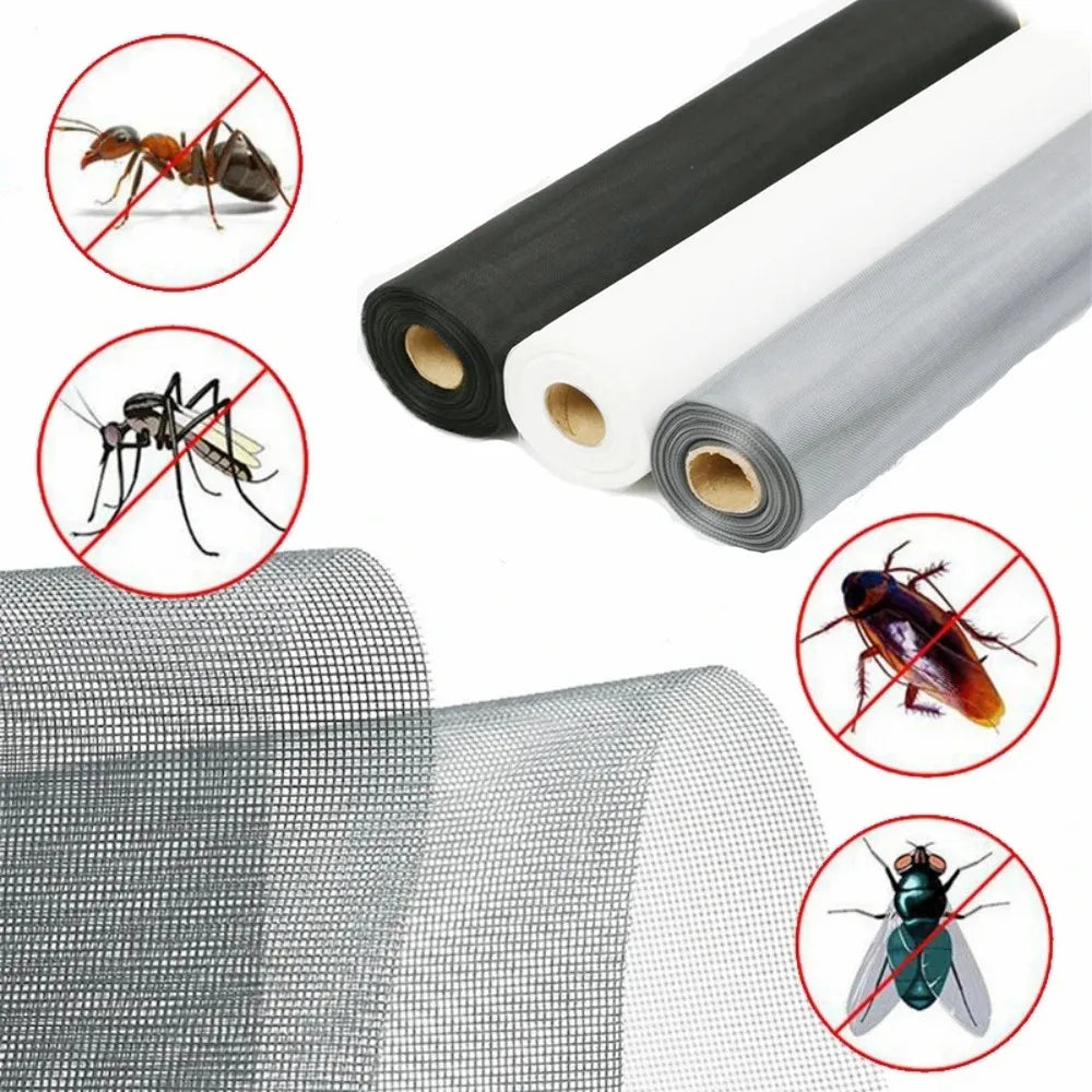 Anti-mosquito Flies Window Screen Encrypted Thick Nylon Invisible Dustproof Insect Prevent Window Mesh Curtain Home Accessories Qme