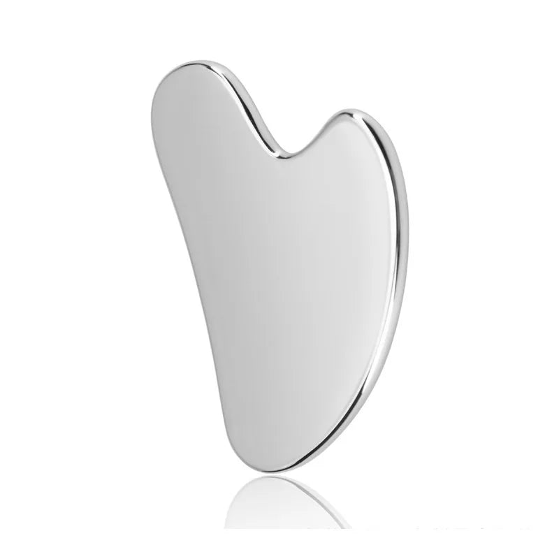 Stainless Steel Gua Sha Scraper Massager Face Neck Body Guasha Qme