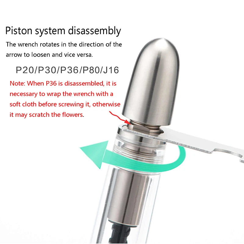 P20 P36 P30 P50 V169 Piston Vacuum Fountain Pens Wrench Toolset Qme