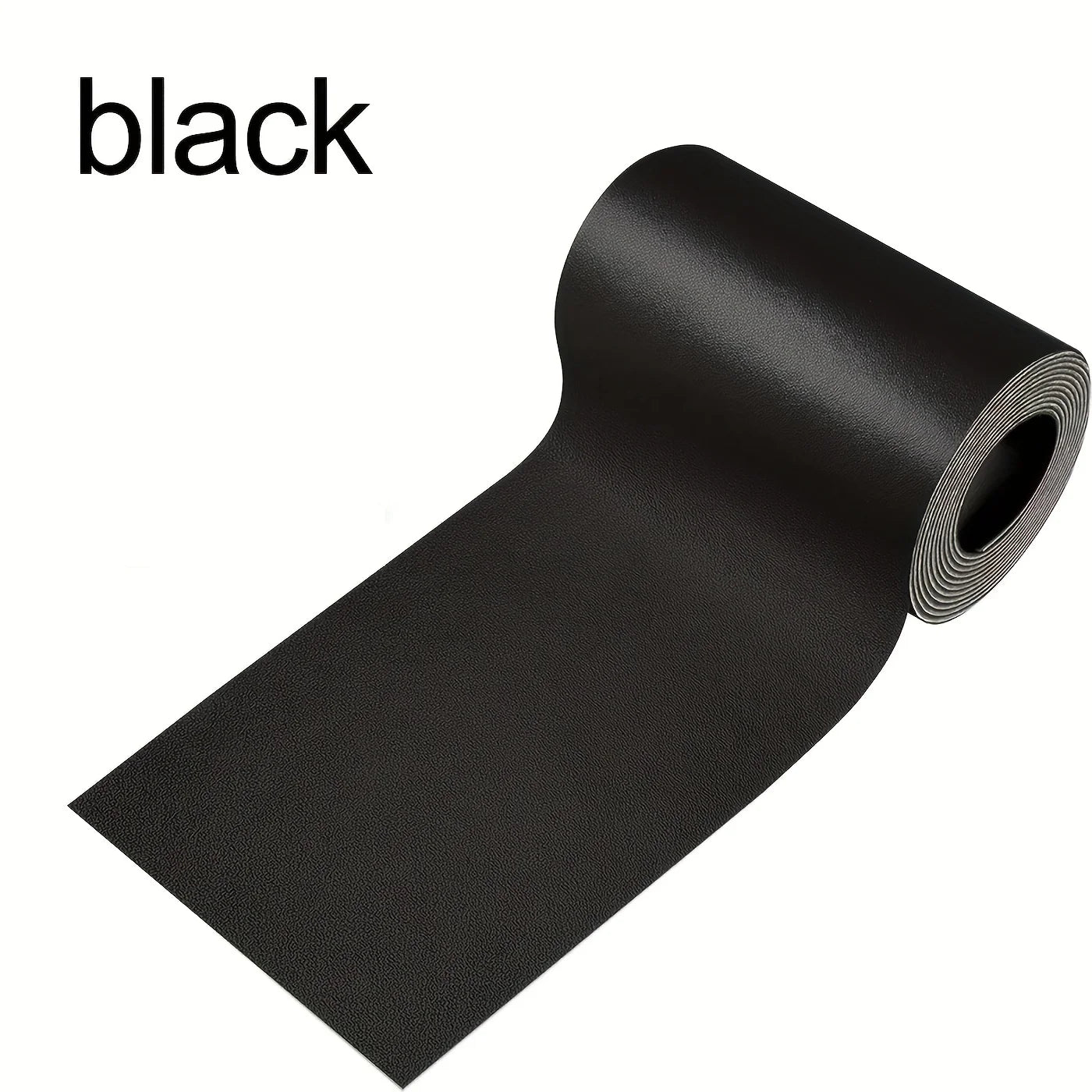 Leather Repair Tape, Multi-Color Available, Self-Adhesive Leather Patch for Furniture, Car Seats, Office Chairs, and Repair Kits Qme Black