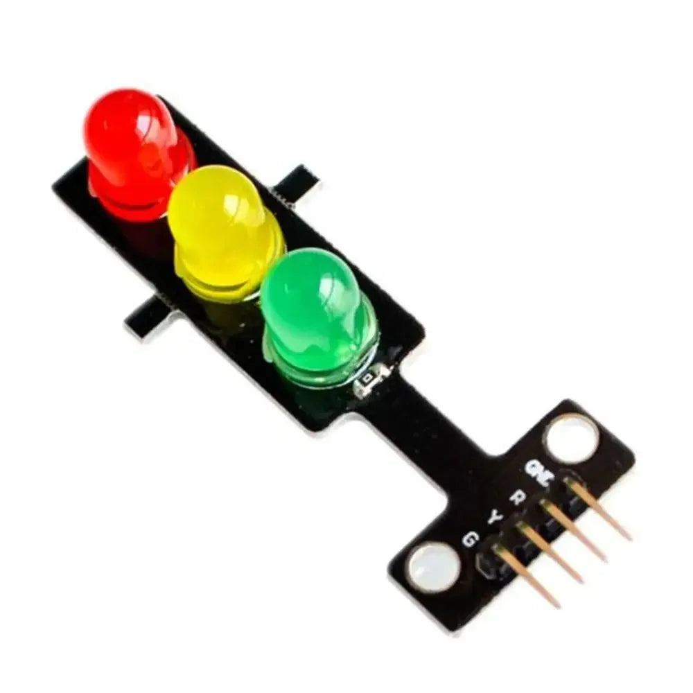 5V LED Traffic Light Module | Digital Signal Control | 3 Lights Separate Drive Project DIY Kit Qme