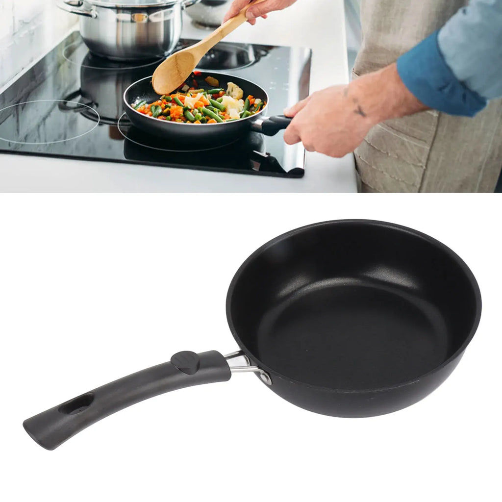 Nonstick Frying Pan Omelet Steak Pan Less Oil Smoke Stainless Steel Skillet for Egg Cooking Kitchen Home Induction Cookware Qme