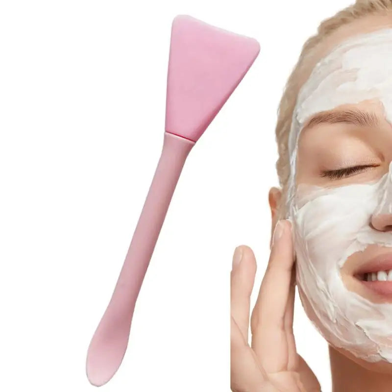 Silicone Mask Brush Double Head Skincare Spatula Face Reusable Clay Qme