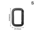 Square-ring Carabiner Buckles Spring Carabiners Snap Hooks Clip Qme S