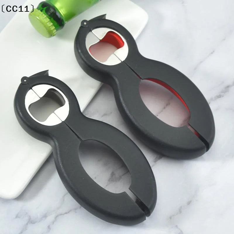 Can Opener Multi Functional Beverage Bottle Cap Twister Anti Slip Jar Qme