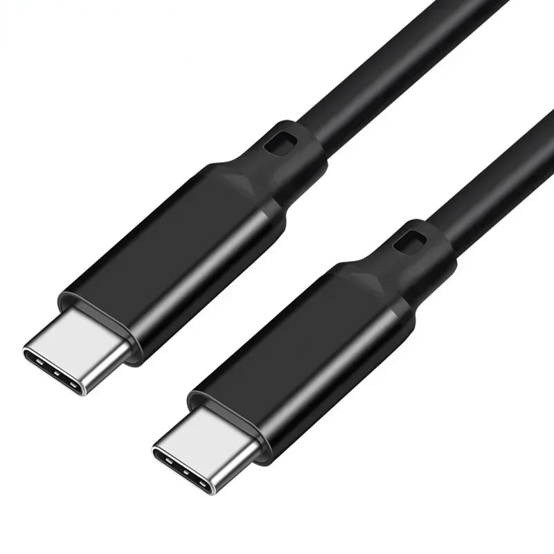 1M 2M USB - C Female to Type - C USB 3.1 Male 10Gbps Gen2 Extension Charging Cable Extender Cord 100W For Macbook/Switch/Phone Qme black 1M